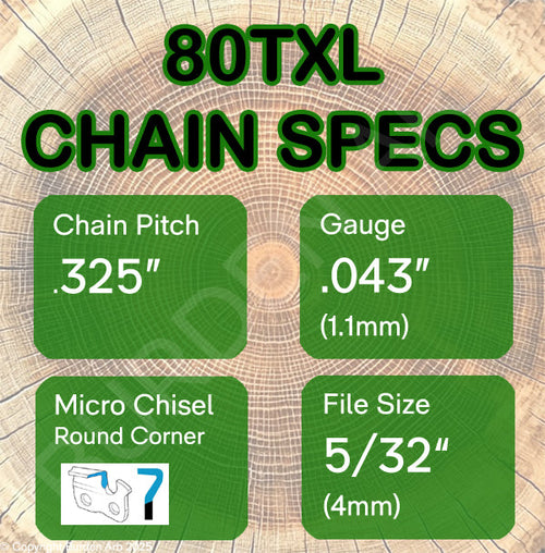 80TXL Chain Loops