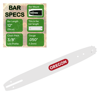 12" OREGON 120SDEA041 Guide Bar with specs
