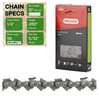 10" OREGON 25AP056 Replacement Chainsaw Chain