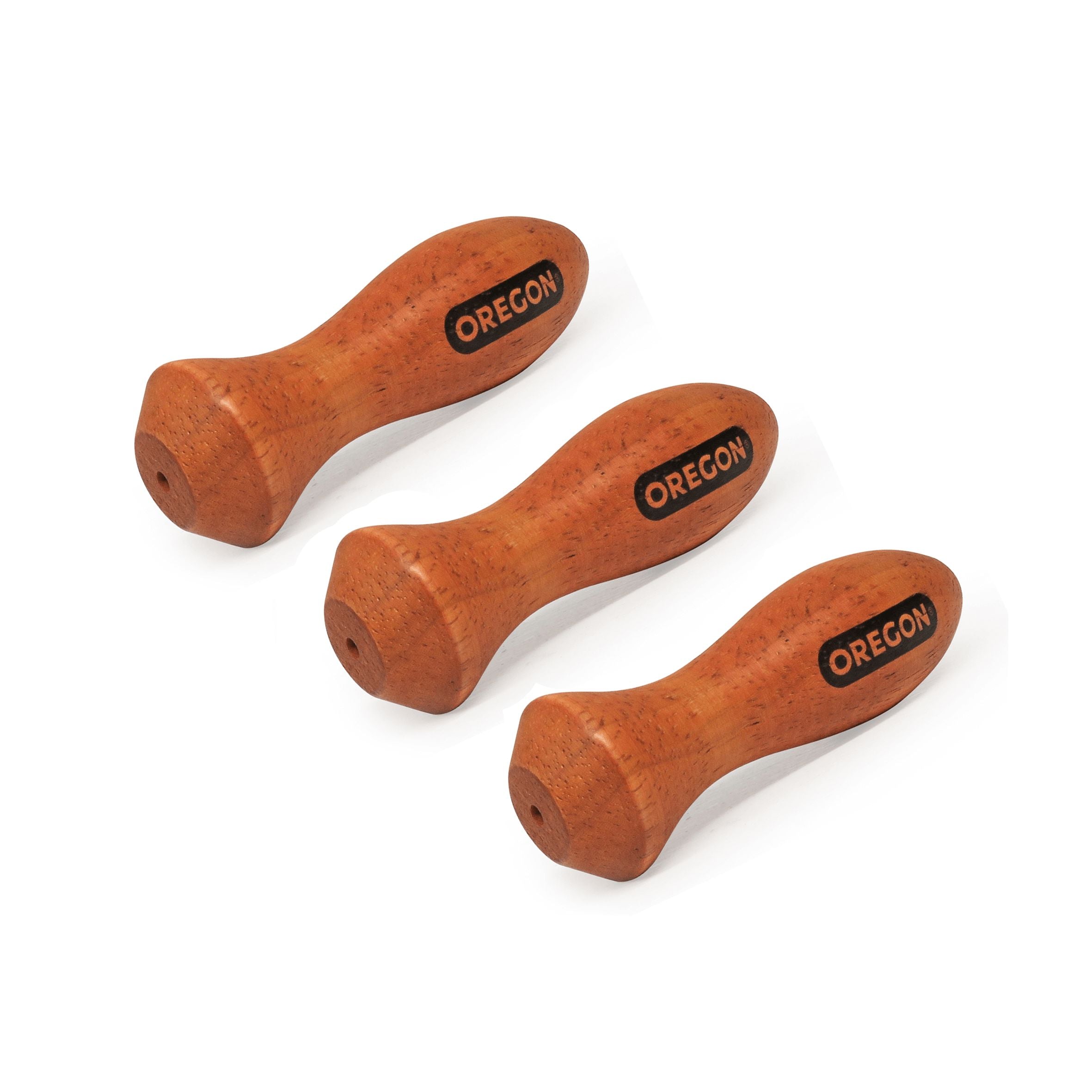 3 x OREGON Wooden Handles for Round & Flat Files – Burden Arb