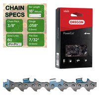 16" Oregon 73LPX060 Chainsaw Chain with specs