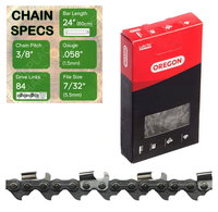 24" Oregon 73RD084 Chainsaw Chain with specs