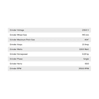 Oregon Compact Professional Bench Grinder Specifications