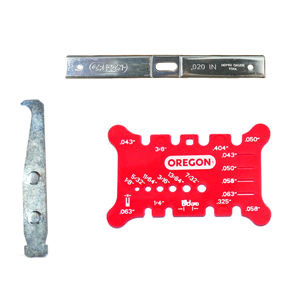 Oregon .020" Depth Gauge, Bar Groove Cleaner & ID Gauge