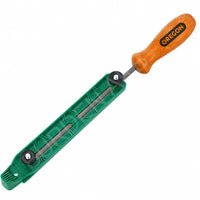 Oregon Green File Guide with Round File & Wooden Handle