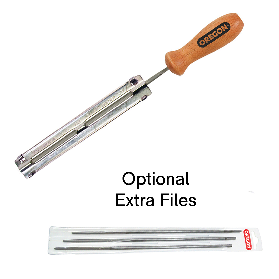 Oregon File Holder, Round File & Handle with Optional Files
