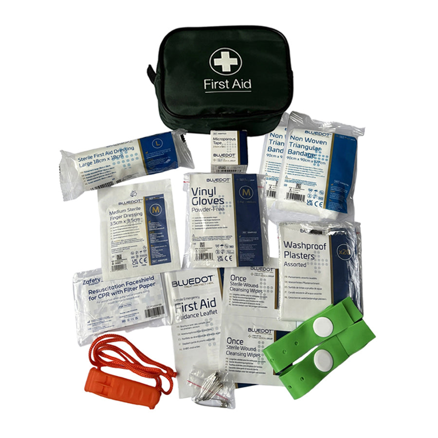 Kit Chain Aids Starter First Aid Kit in Pouch for Chainsaw User / Tree Surgeon / Arbo ...