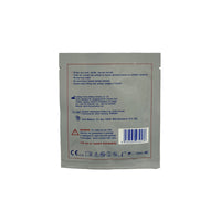 Rear of Haemostatic Gauze Dressing package on a white background