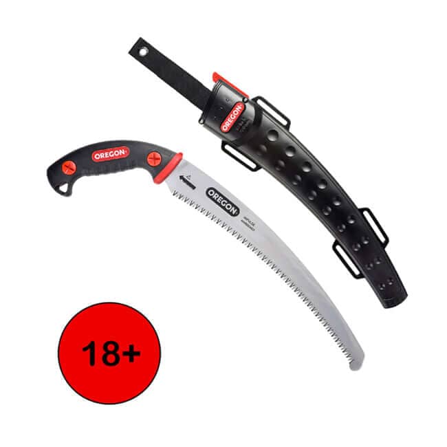 Oregon Curved Hand Saw with Scabbard 