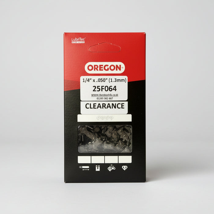 ***CLEARANCE*** OREGON Sculptor 25F Chain - 1/4" x .050" (1.3mm) 25F064