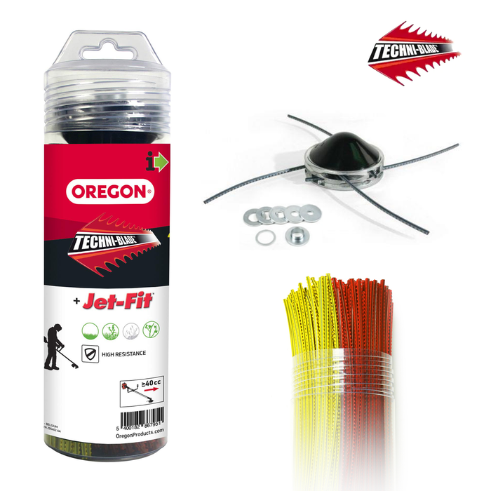 Oregon Jet-Fit & Techni-Blade Kit Items with Logo