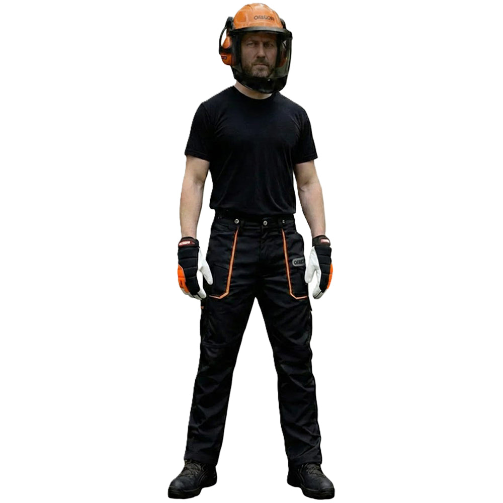 Man wearing Oregon Personal Protective Equipment