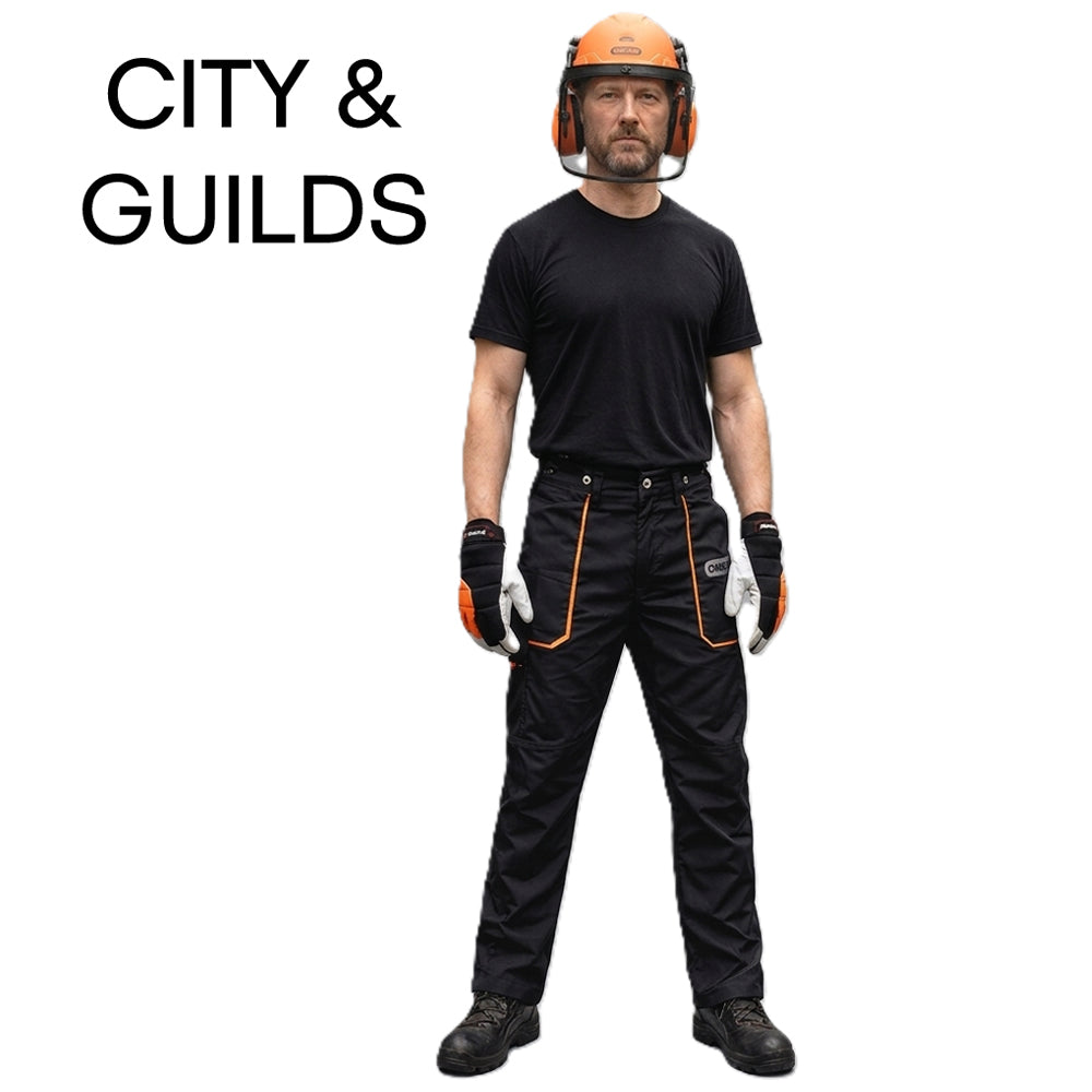 Person wearing Oregon PPE Kit for City & Guilds Courses