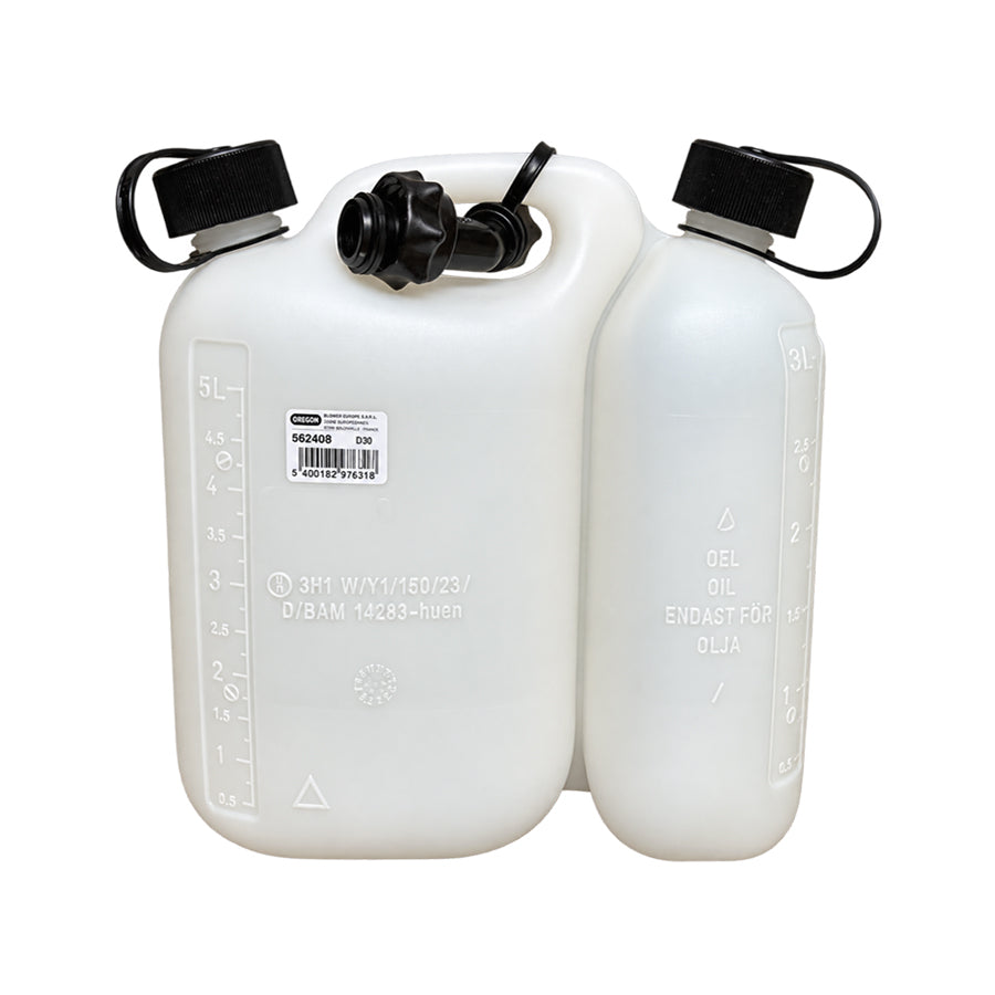 Oregon White Combi Can and Pouring Nozzle 5 Litre + 3 Litre
