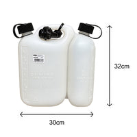 Oregon White Combi Can 5 Litre + 3 Litre with Measurements