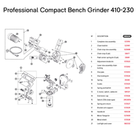 Spare Parts for Oregon Professional Compact Bench Grinder
