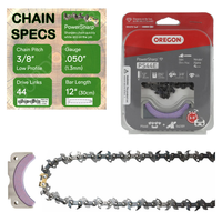 12" Oregon PowerSharp PS44E Chain with Specs
