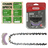 14" Oregon PowerSharp PS50E Chain with Specs