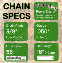 16" OREGON PowerSharp Chain - 573268