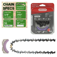 16" Oregon PowerSharp PS56E Chain with Specs