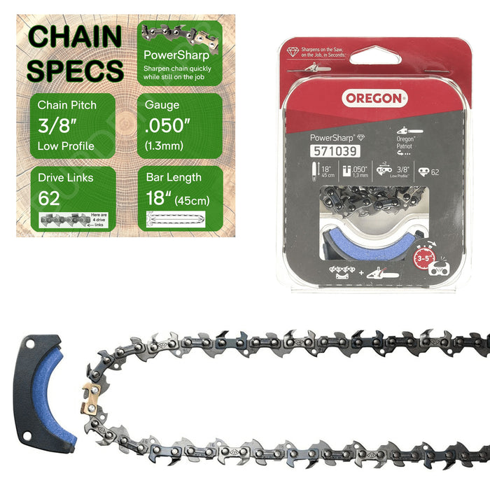 18" OREGON PowerSharp Chain - 571039