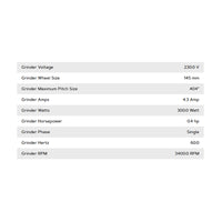 Oregon Professional Bench Grinder Specifications