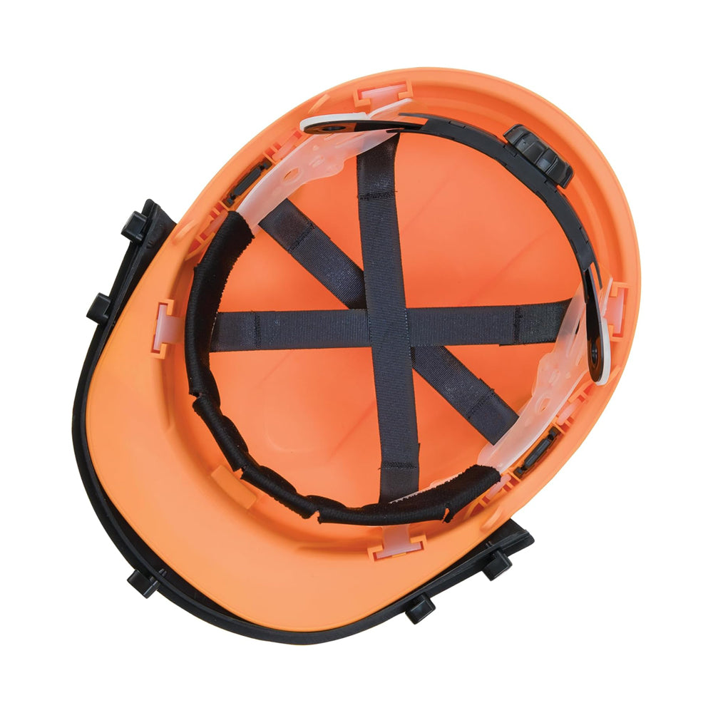 The inside of the Oregon Protect Safety Helmet