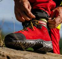 Oregon Protect Pro Chainsaw Safety Boots in Use