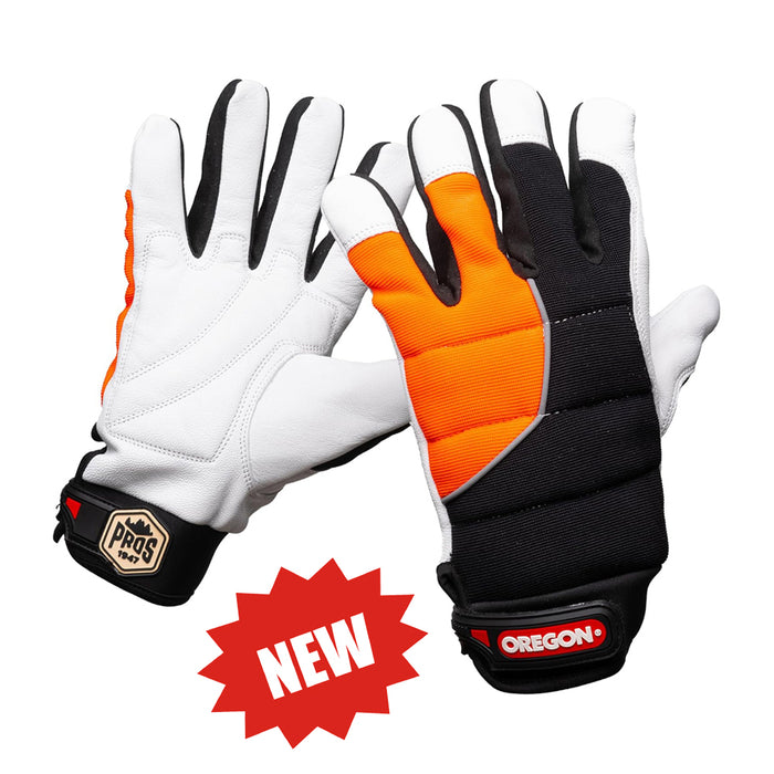 New Oregon Protect Pro Chainsaw Gloves Orange & Black
