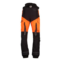Oregon Protect Pro Trousers Orange & Black Back