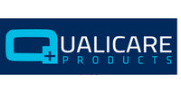Qualicare Products logo on a blue background