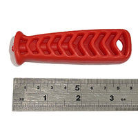 Small Red Plastic Handle with Ruler as a Measure Guide