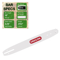18" OREGON Guide Bar - 180SDEA041