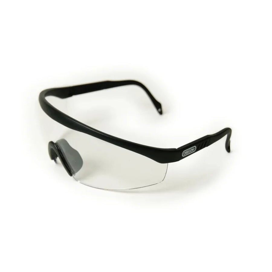 Oregon Clear Safety Glasses from the side