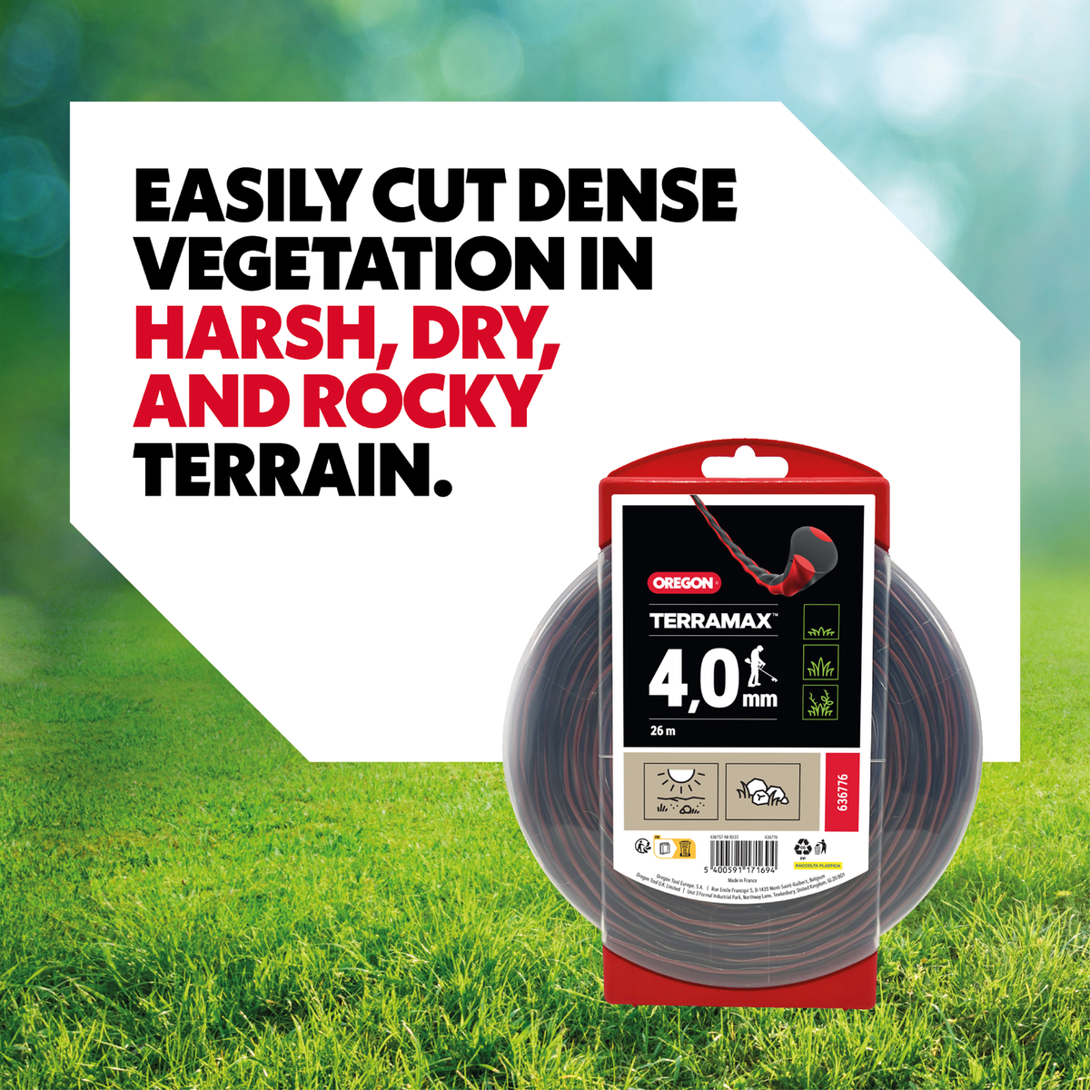 Terramax Easily Cuts Dense Vegetation